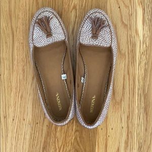 Merona brown and white flats